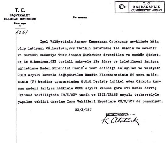 Lozan Anlaşması Gereği Madenlerimizi İşletemiyor muyuz?